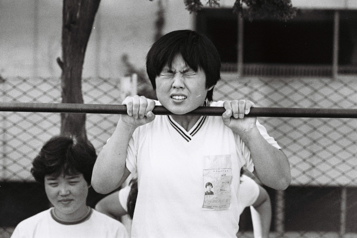 1984년 체력장. 경향신문 자료사진