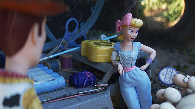 영화 <토이스토리4>의 보핍. 스틸 컷