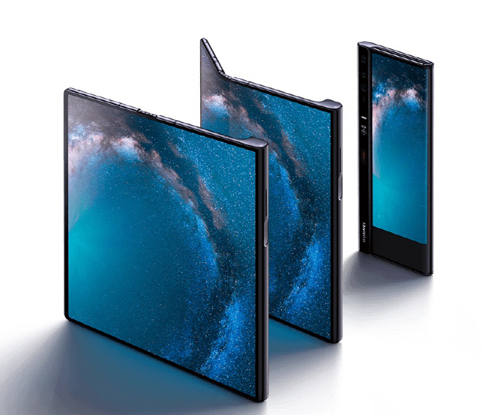 밖으로 접는 화웨이 ‘메이트X’