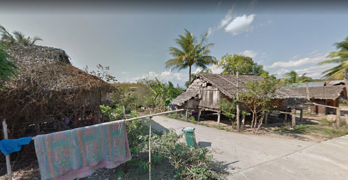 태국 매솟 맬라 난민촌 내부. 구글스트리트뷰