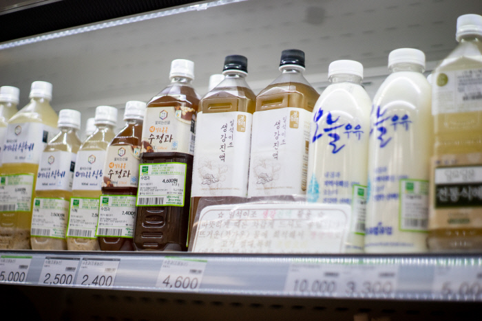 용진농협 로컬푸드 매장.