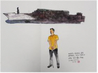 정태관 작 ‘304명 희생자를 삼킨 세월호는 아직도 길을 잃고 있다’