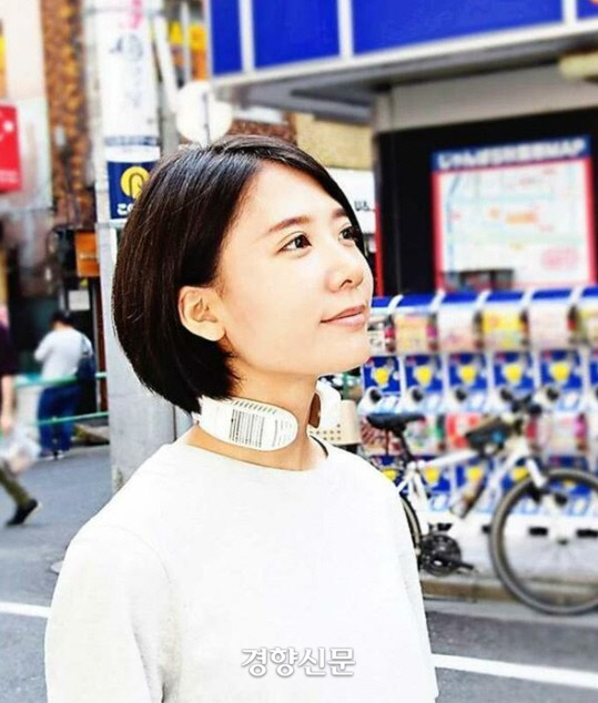 ‘입는 에어컨’으로 일본에서 큰 인기를 끌고 있는 ‘넥 쿨러 neo’. 일본 일간공업신문 홈페이지 캡처