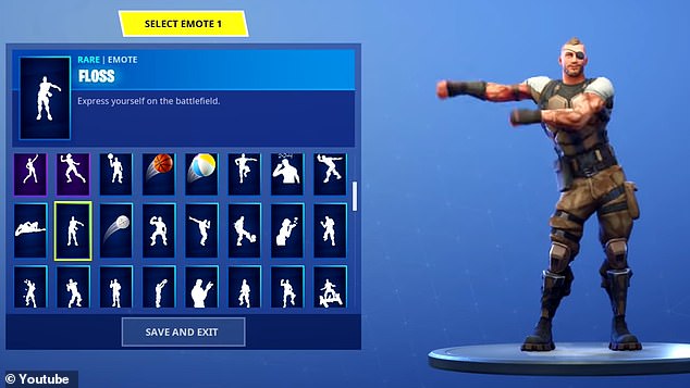 포트나이트 속 문제의 춤.