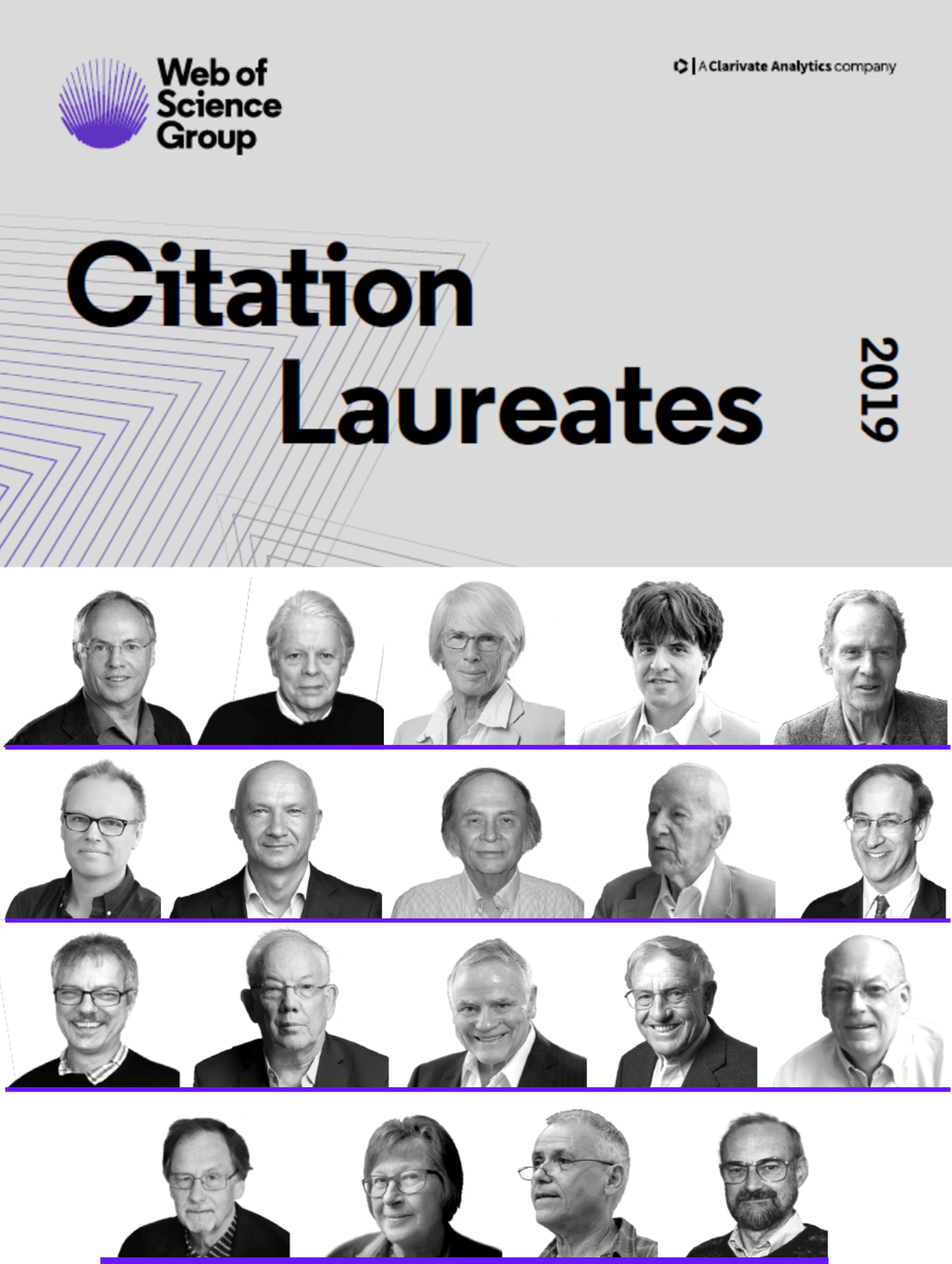 클래리베이트가 선정한 올해 유력 노벨상 후보자 19인 - 클래리베이트 애널리틱스 제공