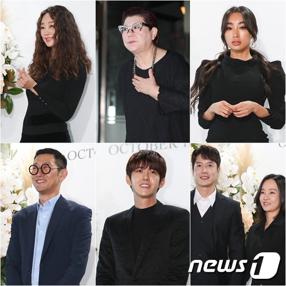 강남 이상화 결혼식에 참석한 최여진, 양희은, 문가비, 김창렬, 황광희, 조현재 박민지 부부 -