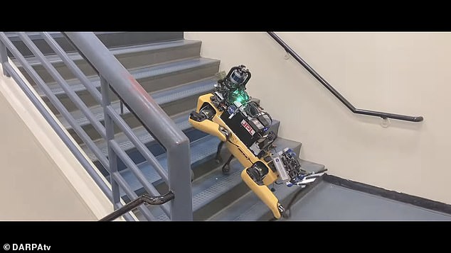 팀코스타의 자율 로봇(사진=다르파TV)