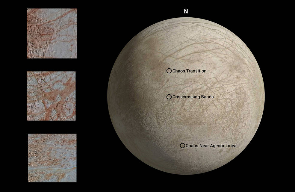 각 이미지의 위치. 사진=NASA/JPL-Caltech