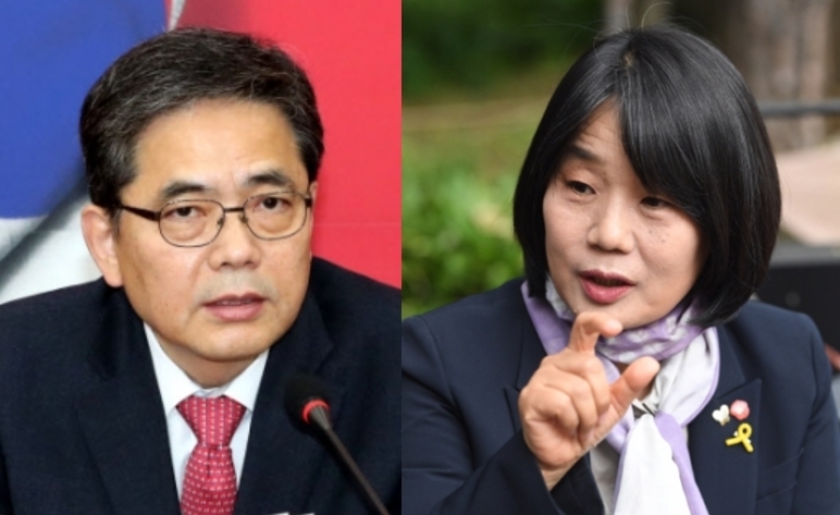 곽상도 미래통합당 의원 VS 윤미향 더불어시민당 당선인 - 연합뉴스·서울신문