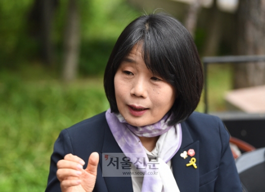 윤미향 더불어민주당 비례대표 국회의원 당선인. 서울신문 DB