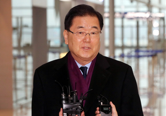 정의용 청와대 국가안보실장연합뉴스