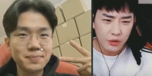 (왼쪽부터) 보겸, 최마력/ 사진 = 보겸 유튜브 동영상 화면 캡처