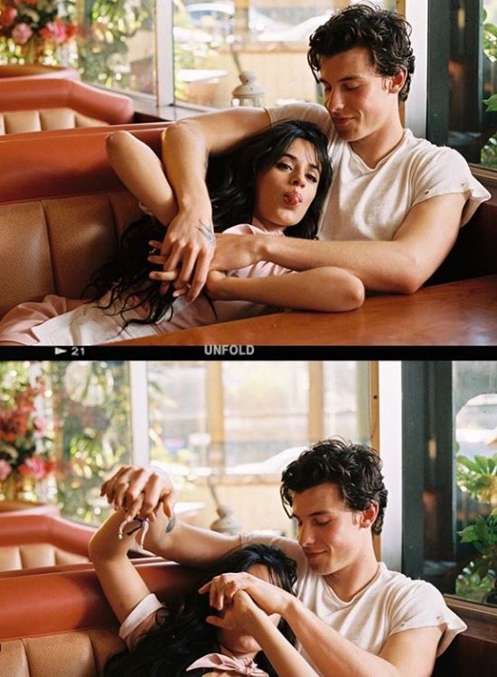 출처: 숀 멘데스 인스타그램/ 숀 멘데스와 카밀라 카베요