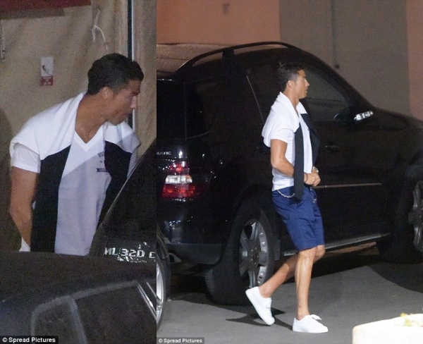 소변을 참지 못한 호날두출처: spread pictures