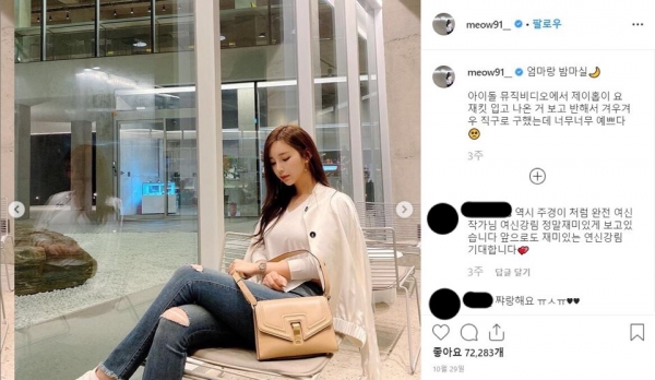 출처: 야옹이 작가 인스타그램 캡처