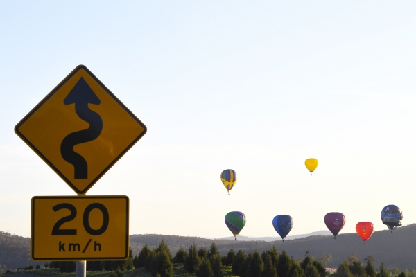 '캔버라 열기구 축제', 출처=EPA/LUCAS COCH/연합뉴스