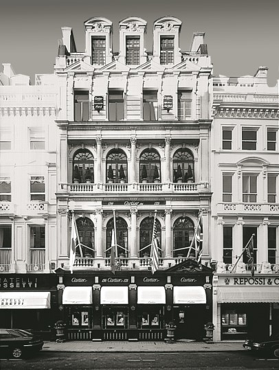 영국 뉴버링턴 가에 있는 까르띠에 영국 지사의 초기 모습/사진출처=까르띠에