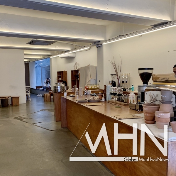 성수 카페 마를리 주문 카운터