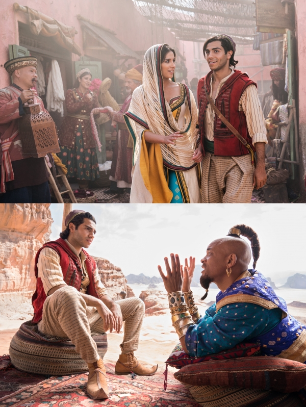 영화 '알라딘' 속편이 제작된다는 소식에 나오미 스콧을 비롯한 '알라딘' 주역들의 합류 여부에 관심이 집중되고 있다. 자료 제공 : 월트디즈니 컴퍼니 코리아