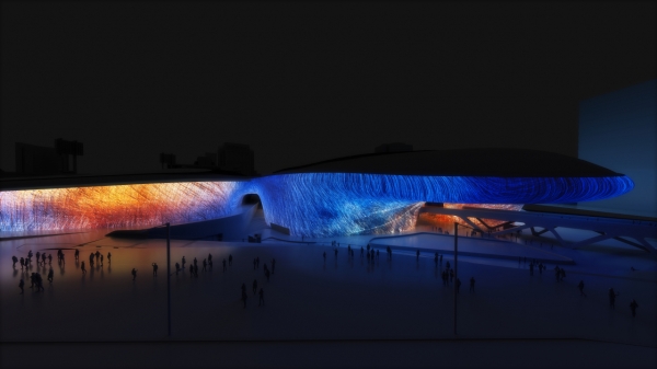 출처: 서울디자인재단 제공, 동대문디자인플라자 미디어 파사드