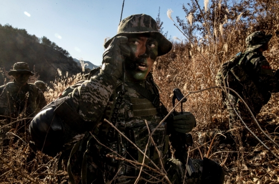 해병대 수색대원들의 훈련 모습 / 사진제공 = 해병대