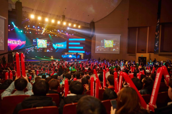 3월 개최된 ‘2019 카트라이더 리그 시즌1’ 결승전 경기장 전경 / 사진제공=넥슨