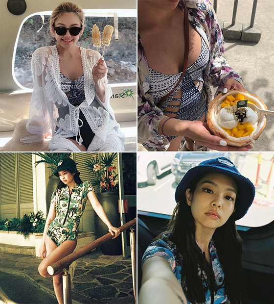 그룹 소녀시대 효연, 블랙핑크 제니/사진=각 스타 인스타그램