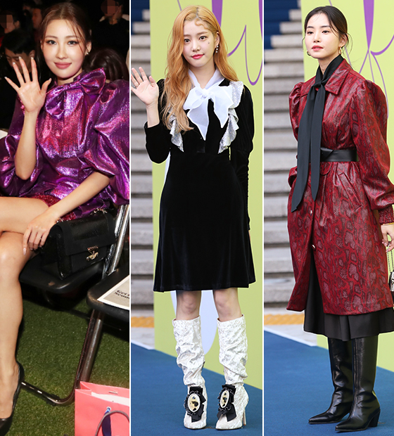 뷰티 크리에이터 이사배, 배우 이유비, 황승언/사진=뉴스1