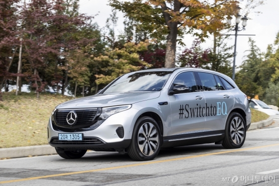 메르세데스-벤츠의 순수전기차 '더 뉴 EQC'. /사진제공=메르세데스-벤츠 코리아