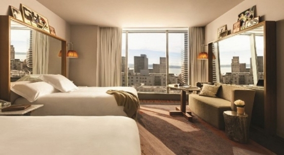 롯데호텔이 하나금융투자와 함께 지난 24일 미국 시애틀에 위치한 특급호텔을 인수했다. 사진은 롯데호텔 시애틀 객실의 모습. /사진=롯데호텔