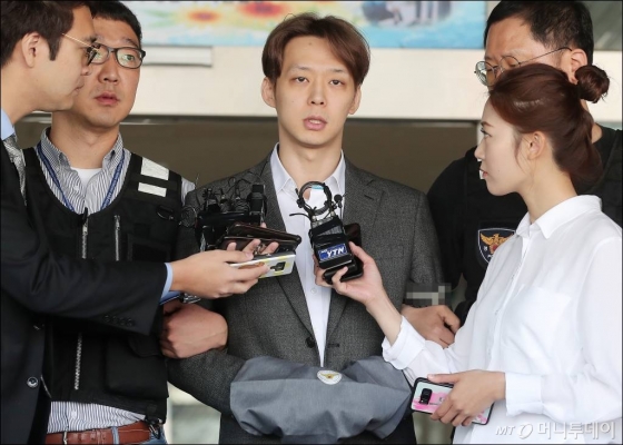 총 7차례 마약투약혐의로 가수 겸 배우 박유천이 구속됐다. / 사진=김창현 기자 chmt@