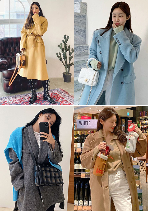 왼쪽부터 시계 방향으로 배우 기은세, 차정원, 그룹 다비치 강민경, 가수 효민/사진=각 스타 인스타그램