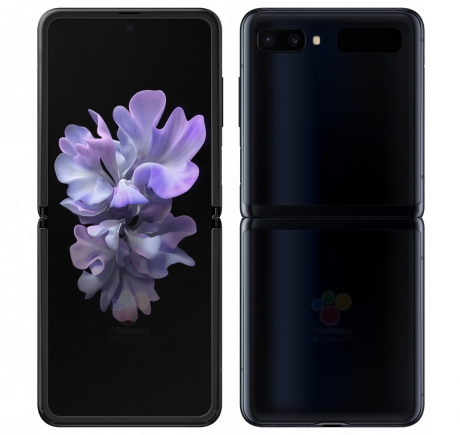 삼성전자 폴더블폰 갤럭시Z 플립 공식 렌더링 추정 제품 /사진=윈퓨처