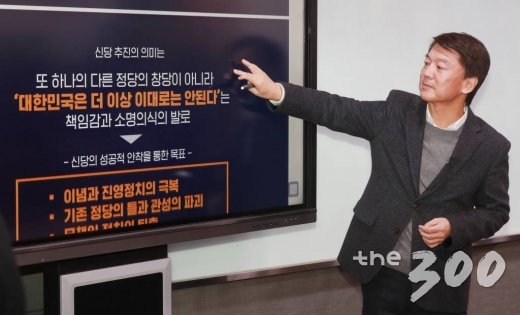 안철수 전 의원이 2일 오전 서울 여의도 국회 의원회관에서 신당 창당 추진 계획을 발표하고 있다. 안 전 의원은 자신이 강조해 온 실용적 중도 정당에 대한 방향성을 제시하고 구체적인 창당 로드맵을 밝혔다.