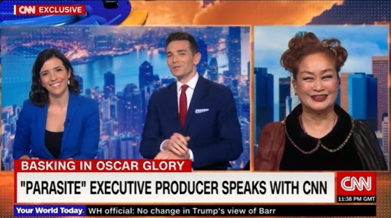 이미경 CJ그룹 부회장 인터뷰/사진=CNN뉴스 캡쳐