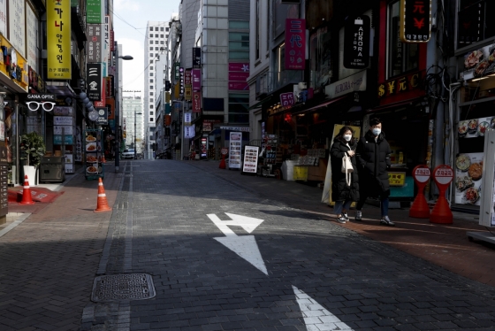 한산한 명동 거리./사진=뉴시스