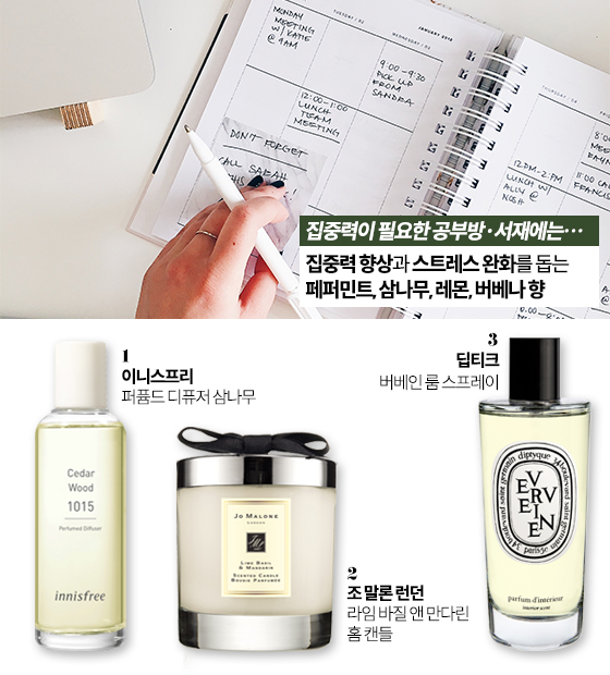 /사진제공=이니스프리, 조 말론 런던, 딥티크