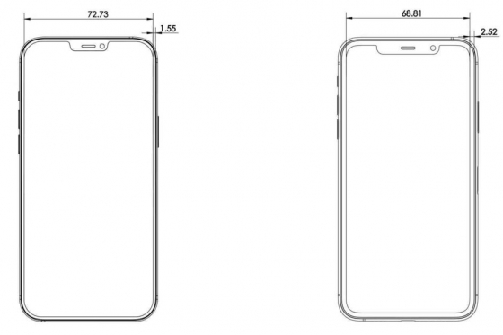 아이폰12 프로 맥스와 아이폰11 프로 맥스 크기 비교 /사진=폰아레나