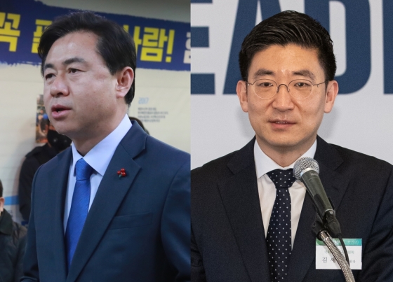 부산시장 후보로 거론되는 김영춘 민주당 의원(왼쪽)과 김세연 통합당 의원. /사진=뉴스1.