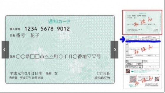 우편을 통해 받은 마이넘버카드 신청 통지서, 수기로 전부 작성 및 증명사진을 부착 후 온라인 및 방문 신청 접수를 통해 발급 가능 /사진=Dada블로그