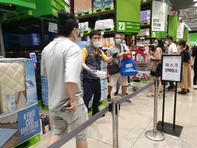 6일 오전 트레이더스 월계점/사진=이재은 기자