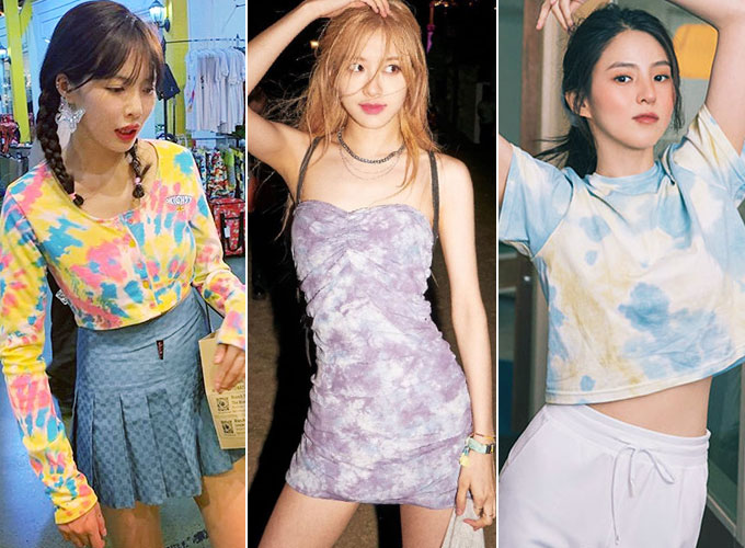 가수 현아, 그룹 블랙핑크 로제, 배우 한소희/사진=각 스타 인스타그램, 배럴