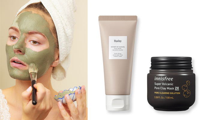 헉슬리 클레이 마스크 밸런스 블렌드, 이니스프리 슈퍼 화산송이 모공 마스크 2X/사진=이미지투데이, 각 브랜드