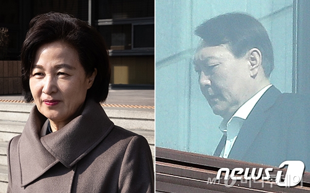 추미애 법무부 장관과 윤석열 검찰총장./사진=뉴스1