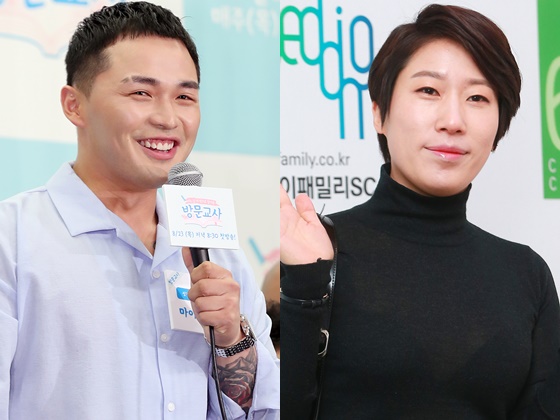 래퍼 마이크로닷(왼쪽)과 개그우먼 김영희 /사진=머니투데이DB