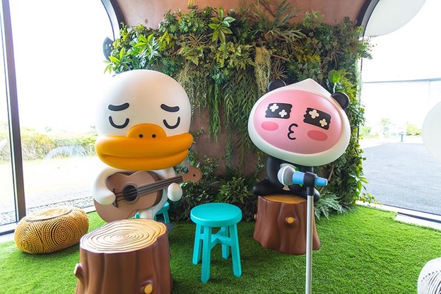 제주도 본사 스페이스닷원 1층에 새롭게 문을 연 ‘카카오프렌즈 스토어@제주’ 내부 모습. /카카오 제공