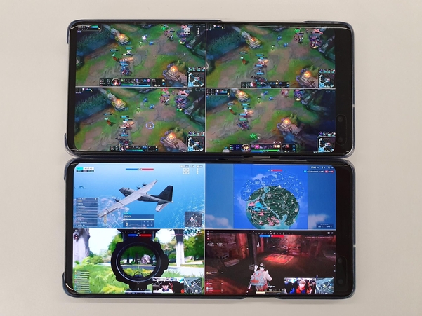 멀티뷰 기능을 통해 여러 시점의 게임 중계 화면을 동시에 볼 수 있다. /KT 제공