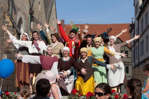 뮤지컬 ‘랫츠’. 매주 수요일 오후 4시 반에 하멜른 결혼식장 야외 테라스에서 열린다./사진=하멜른 시 제공