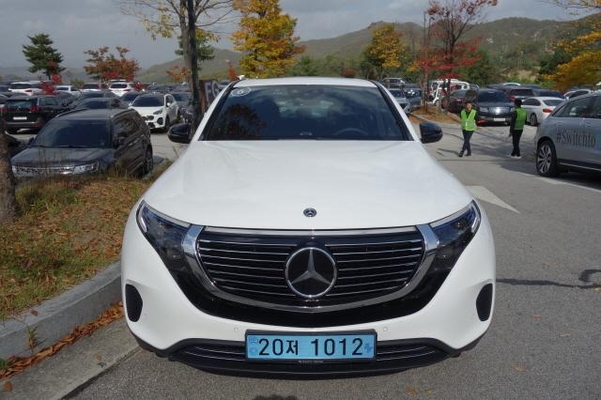 벤츠 EQC의 전면부/진상훈 기자