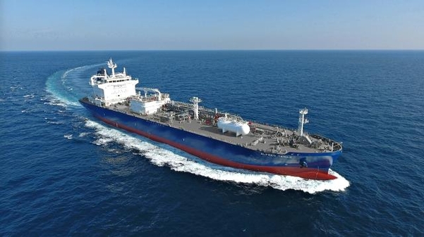 현대미포조선이 건조한 LPG운반선. /현대중공업그룹 제공